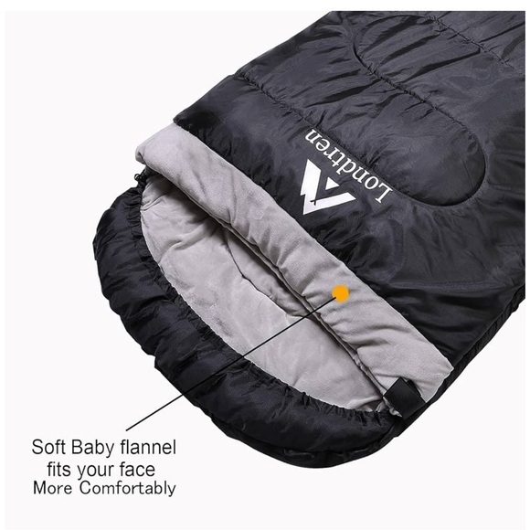 Large 0 Degree Sleeping Bags for Adults Cold Weather Sleeping Bag Camping Winter - Picture 3 of 7
